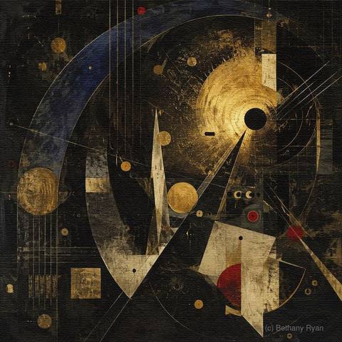 Golden Geometry in a Dark Cosmos